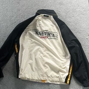 Vintage nautica windbreaker embroidered